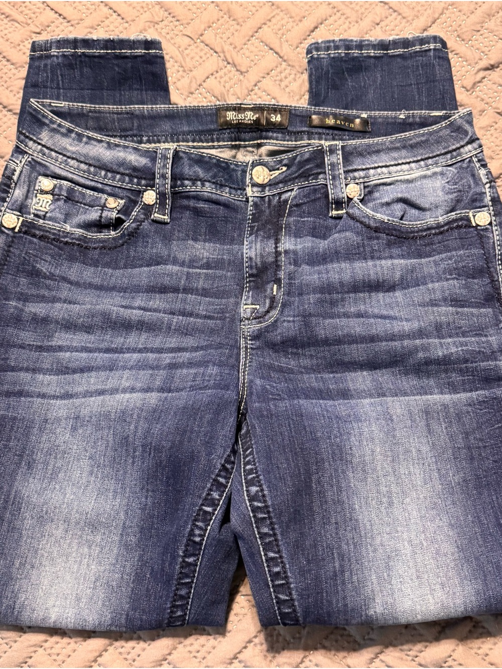 Miss Me Women’s Blue Stretch Denim Jeans